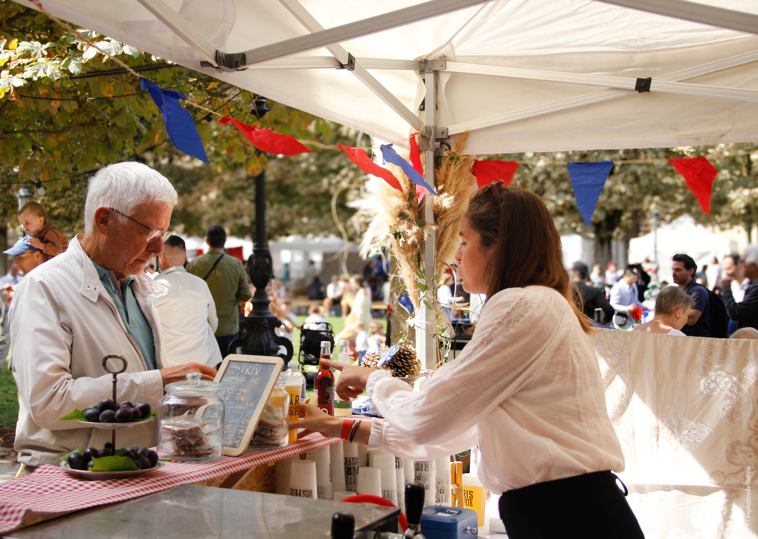Ambiance de la buvette